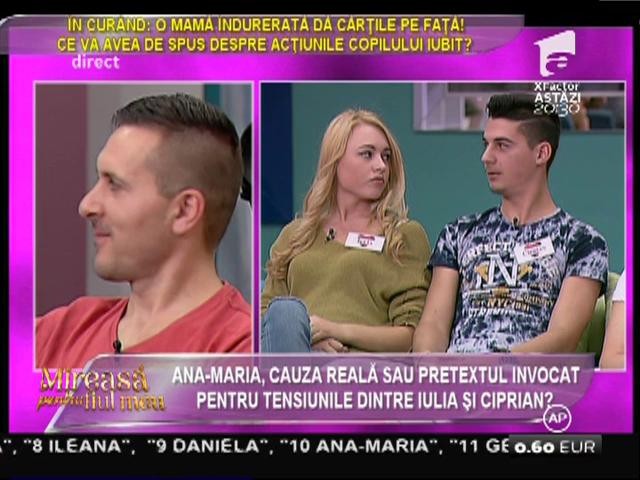 Cuplul Iulia - Ciprian, &icirc;n pragul despărțirii: &rdquo;Vom vorbi ce mai avem de vorbit... Sunt momente c&acirc;nd nu g&acirc;ndim absolut deloc la fel&rdquo;