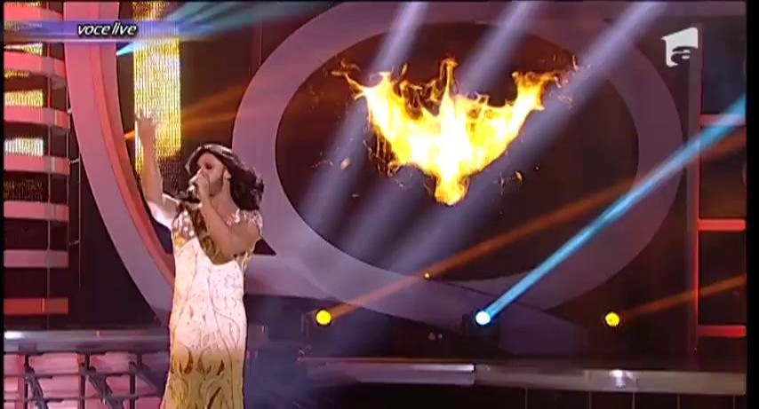 Dima se transformă în Conchita Wurst - "Rise like a Phoenix"