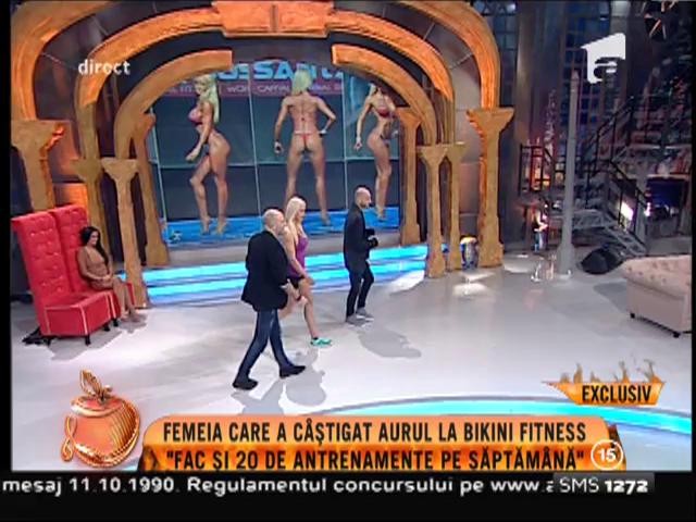 Ioana Șulea, femeia care a câștigat aurul la Bikini Fitness