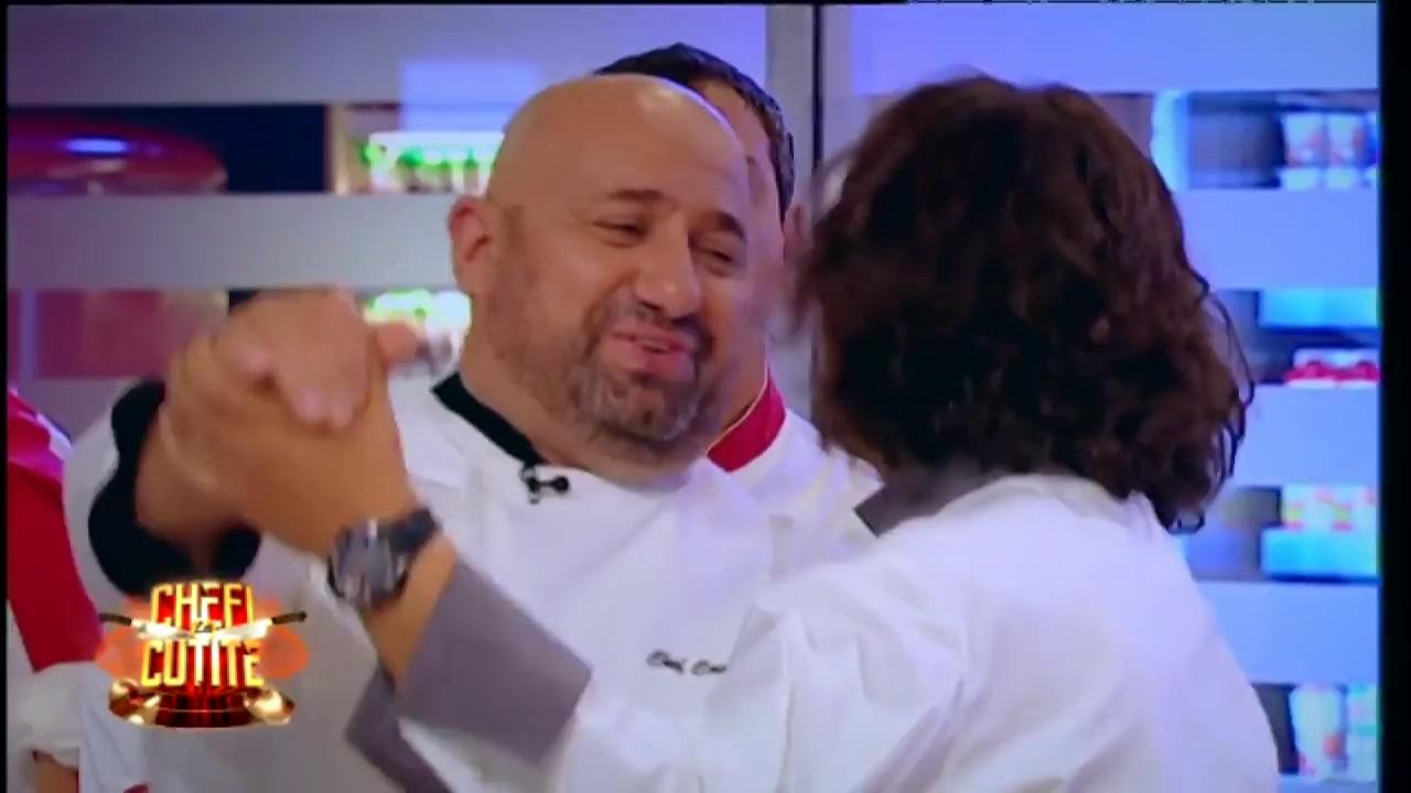 Chef Cătălin Scărlătescu &icirc;l ia la dans pe Florin Dumitrescu