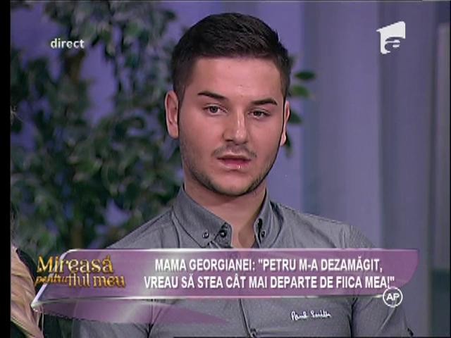 Lica, mama Georgianei: "Petru m-a dezamăgit. Vreau să stea c&acirc;t mai departe de fiica mea!"