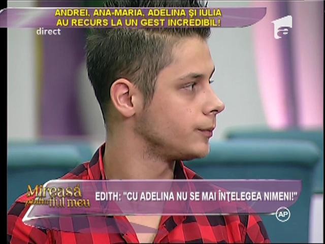 Edith, după gestul celor patru concureţi: "Cu Adelina nu se mai &icirc;nţelegea nimeni!"