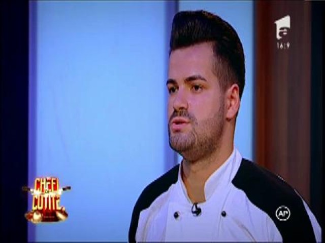 Marius Melniciuc, din echipa neagră, a fost eliminat din competiţie!