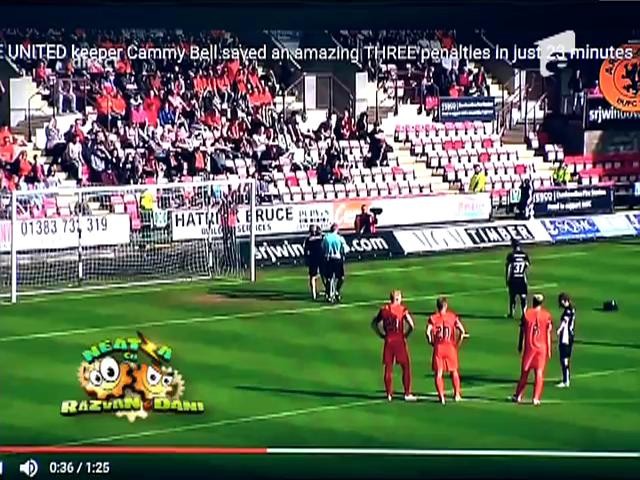 Smiley News: Un portar scoţian a apărat 3 penalty-uri &icirc;ntr-un meci