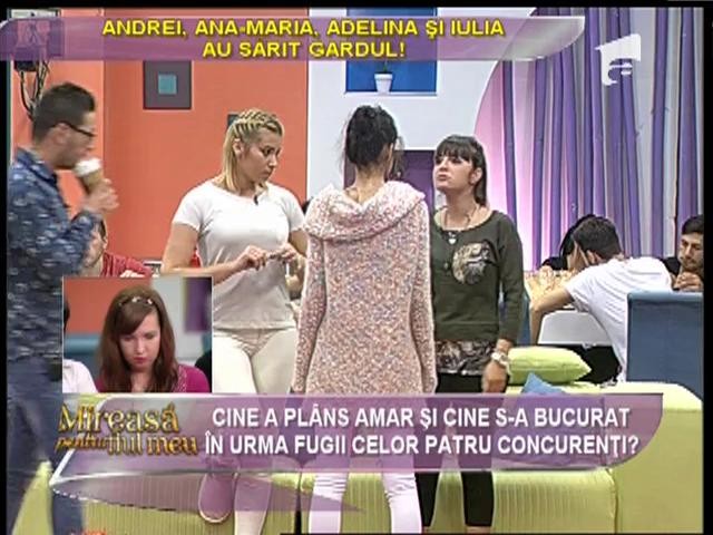 Primele reacţii ale concurenţilor rămaşi &icirc;n casă! Lorena de la "Mireasă pentru fiul meu": Ali şi Edith s-au bucurat de plecarea celor patru concurenţi"