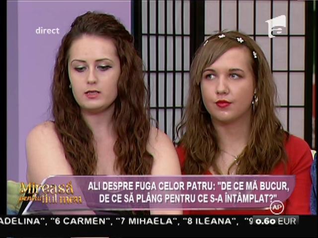 Ali despre fuga celor patru: "De ce mă bucur, de ce să pl&acirc;ng pentru ce s-a &icirc;nt&acirc;mplat?"