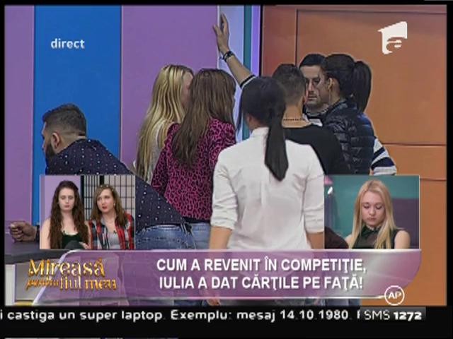 Cum a revenit &icirc;n competiţie, Iulia de la "Mireasă pentru fiul meu" a dat cărţile pe faţă!