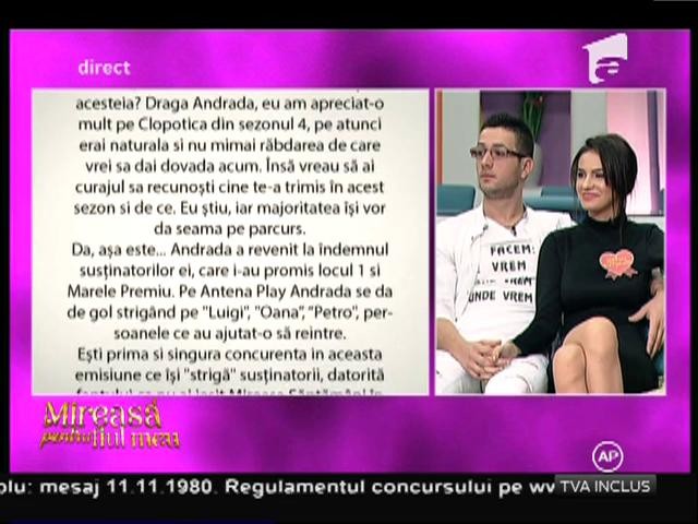 Andrada, acuzată că a venit &icirc;n competiţie cu g&acirc;ndul la marele premiul
