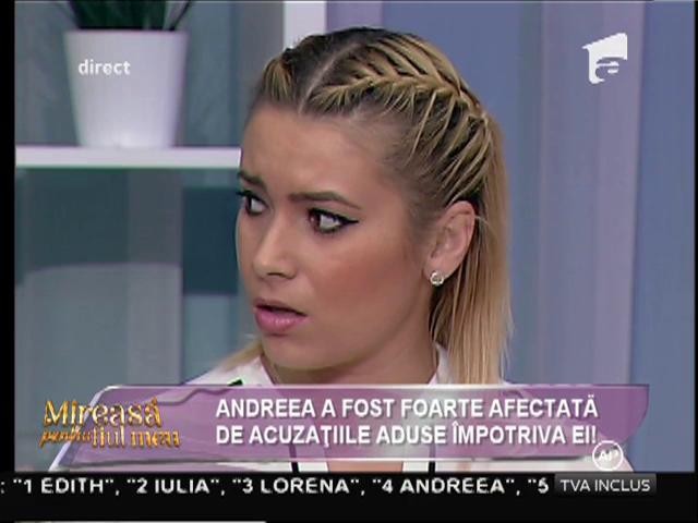 Andreea a fost foarte afectată de acuzaţiile aduse &icirc;mpotriva ei!