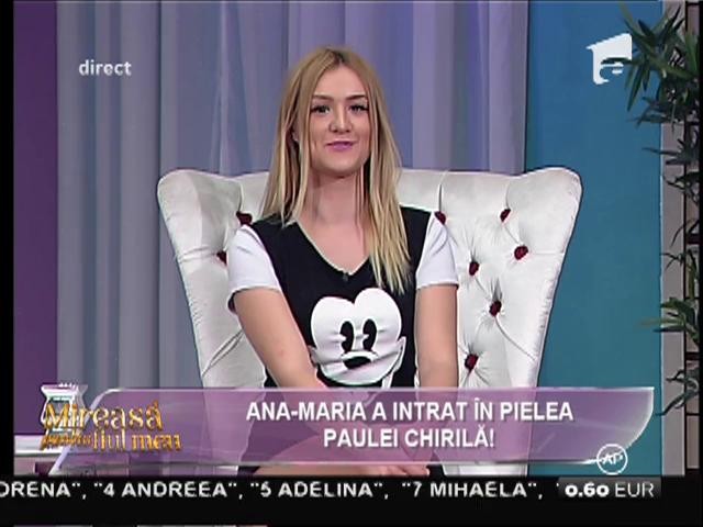 Schimbare de roluri! Paula Chirilă, &icirc;nlocuită cu Ana-Maria!