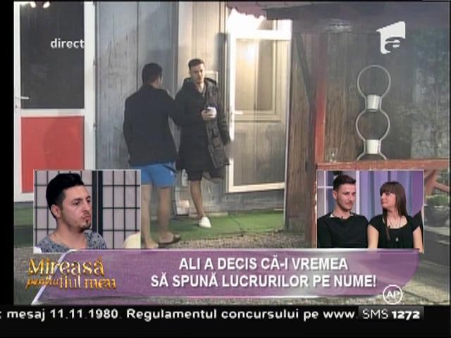 Ali: &rdquo;M-am ferit de omul prost, miroase a tont c&acirc;nd vorbești cu el!&rdquo;