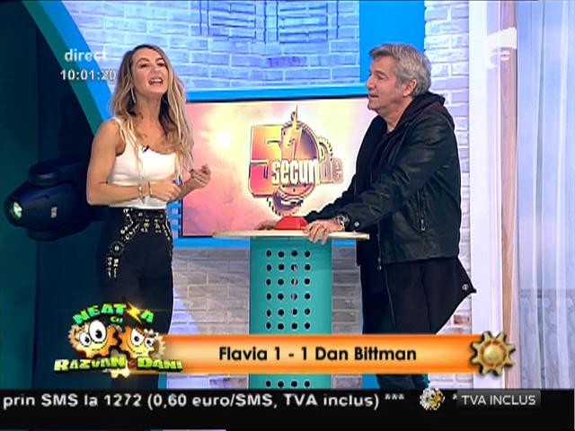 Concurs de rapiditate. Dan Bittman vs. Flavia Mihășan