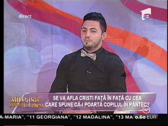 Cristi se teme de consecinţele unei iubiri pasagere!