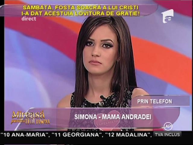 Mama Andradei l-a criticat dur pe Cristi la finală săptăm&acirc;nii trecute!