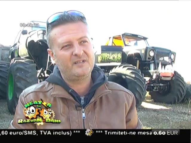 Show cu monster truck l&acirc;ngă Bucureşti