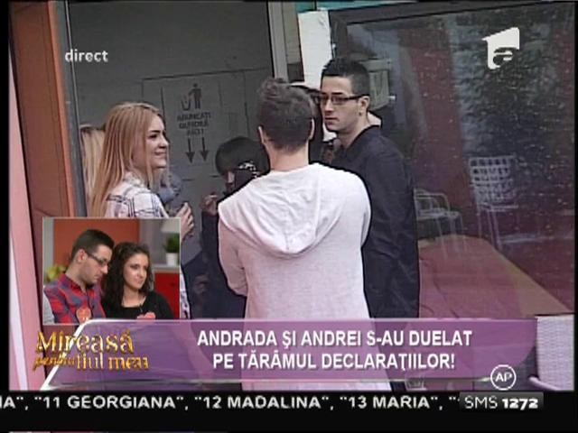 Andrada către Andrei: "Tu eşti &icirc;n stare să vorbeşti o jumătate de ora &icirc;ncontinuu fără să spui nimic"