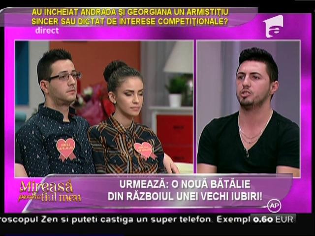 Trecutul şi prezentul amoros al Andradei şi-au declarat război!