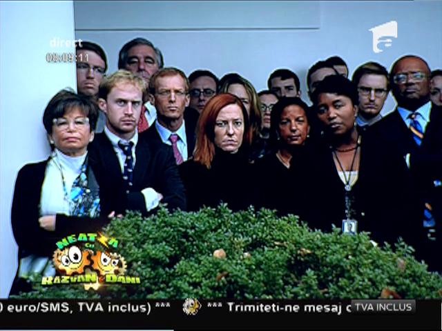 Smiley News: Cum &icirc;l aşteaptă echipa de la Casa Albă pe noul preşedinte! Expresia feţelor spune totul!