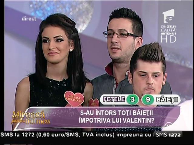 Băieții au c&acirc;știgat duelul din această ediție din cursa spre răsfăț