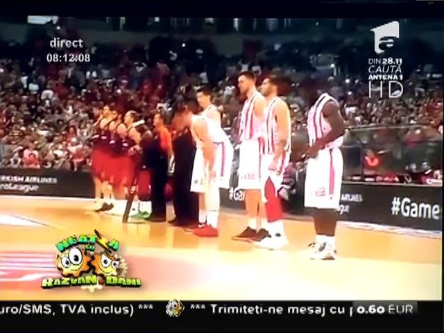 Smiley news: Un jucător de baschet de la FC Barcelona, "furat" de atmosfera infernală creată de fanii s&acirc;rbi