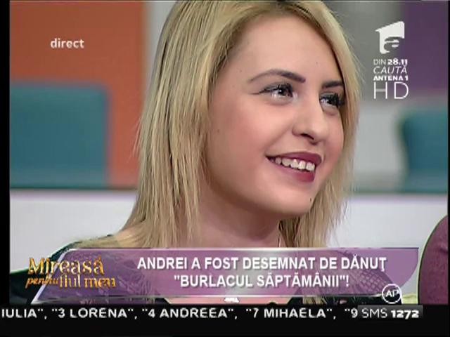 Andrei, desemnat "Burlacul săptăm&acirc;nii" de Dănuţ!