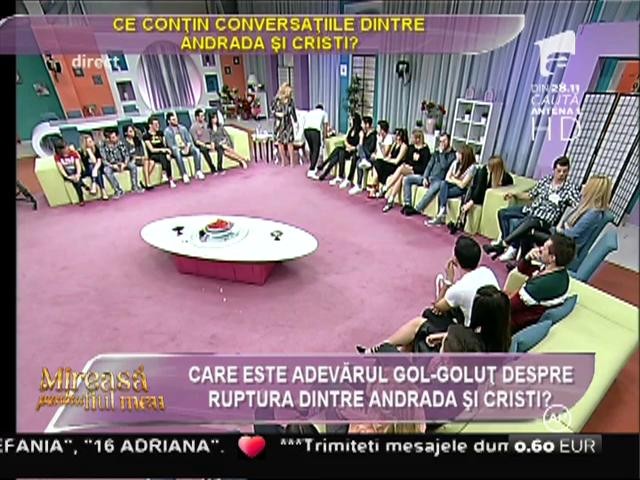 Ce conţin conversaţiile dintre Andrada şi Cristi?