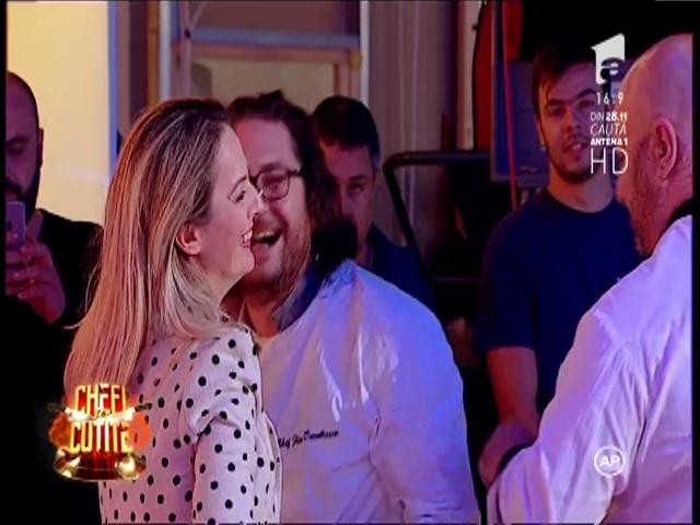 Chef Florin Dumitrescu, extrem de fericit!