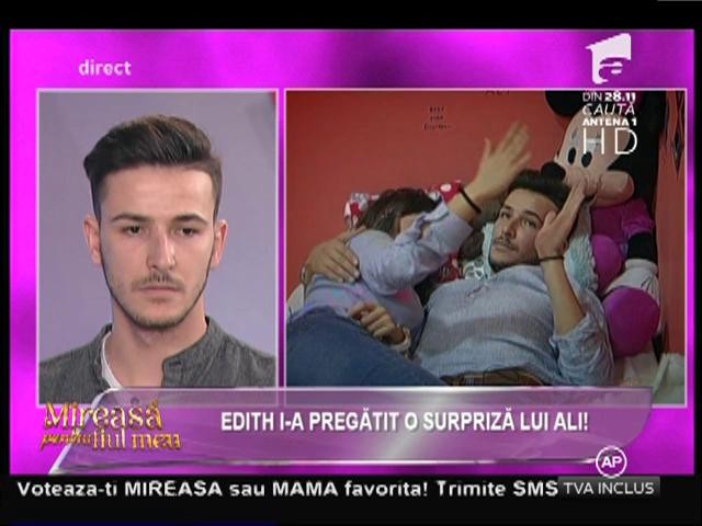 Edith, declarație de dragoste pentru Ali: &rdquo;Ce-mi doresc pentru mine, &icirc;ți doresc și ție!&rdquo;