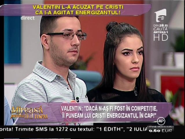 Valentin: &rdquo;Dacă eram afară i l-aș fi pus &icirc;n cap!&rdquo;