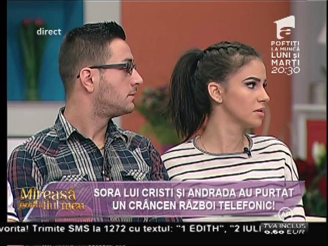 Războiul dintre Cristi şi Andrada continuă: "Parcă i-aş fi dat &icirc;n cap!"