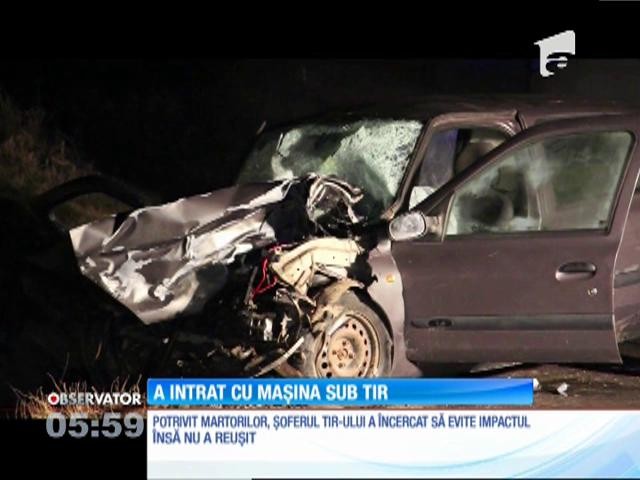 Impact devastator pe drumul european 85. Un bărbat a murit pe loc după ...