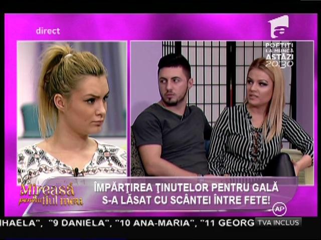 Sc&acirc;ntei &icirc;ntre fete la &icirc;mpărţirea ţinutelor pentru gală!