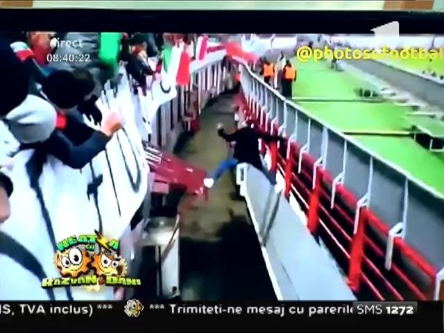 Smiley news: Cum să scapi de stewardzi &icirc;n cel mai inedit mod? A demonstrat-o un fan a lui Lokomotiv Moscova