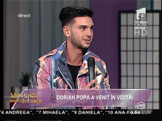 Dorian Popa, prins în scandalul dintre Iulia şi Adriana de la "Mireasă pentru fiul meu": "Adriana are dreptate"
