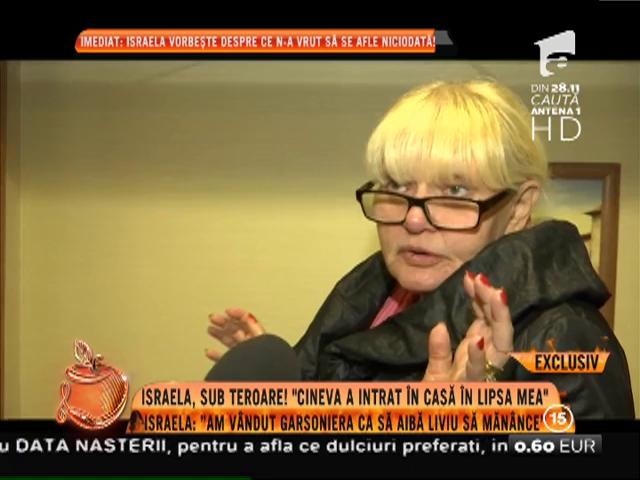 Israela, în pragul unui atac de panică: ”A intrat cineva în casă, în timp ce eram în emisiune!”