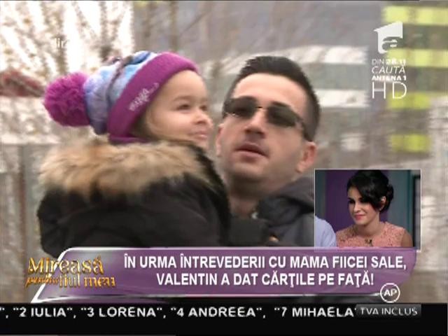 Valentin a semnat ca fiica lui să poată pleca din Rom&acirc;nia