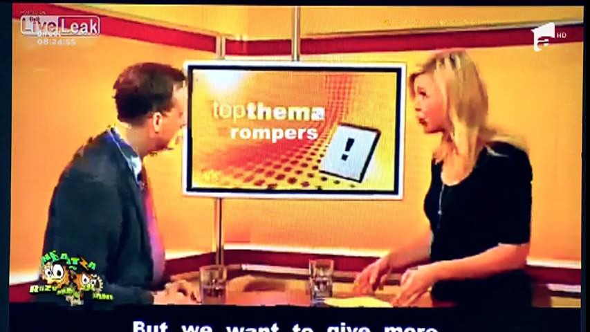 Smiley news: A leşinat &icirc;n timpul unei emisiuni TV