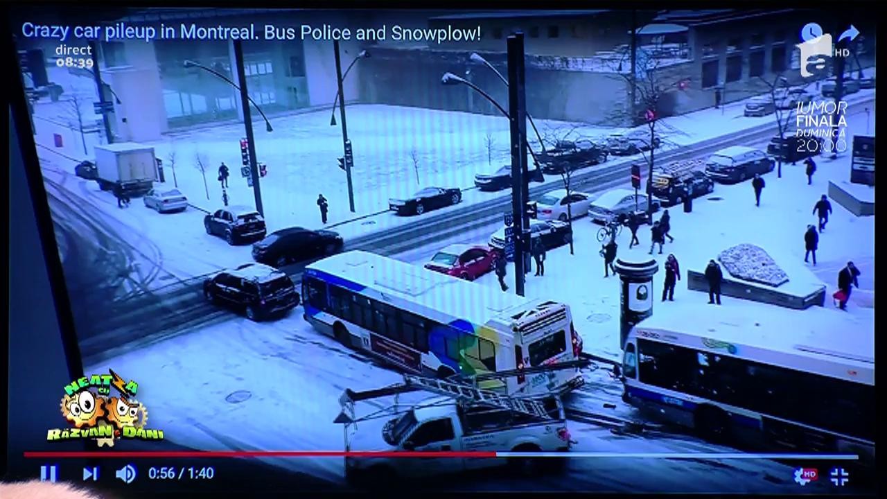 Smiley news: Carambol cu autobuze &icirc;n Canada