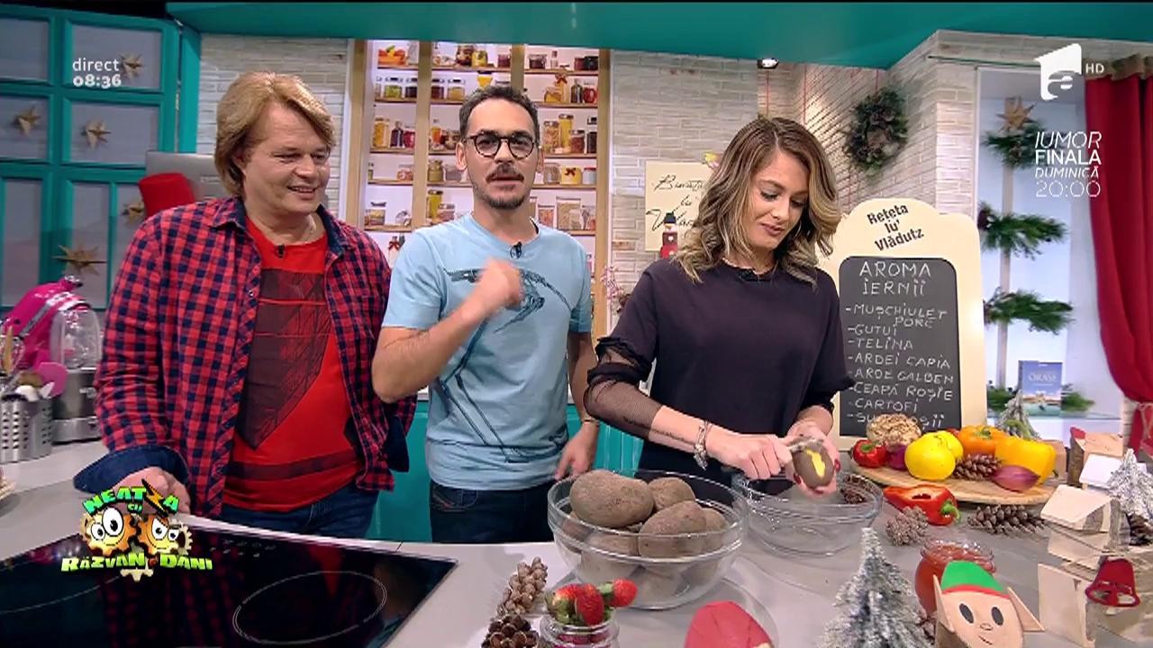 Raluka, campioană la curățat cartofi!