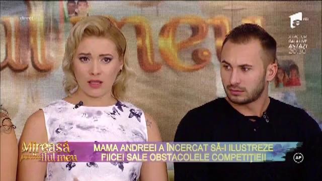 Mama Andreei a încercat să-i ilustreze fiicei sale obstacolele competiţiei!