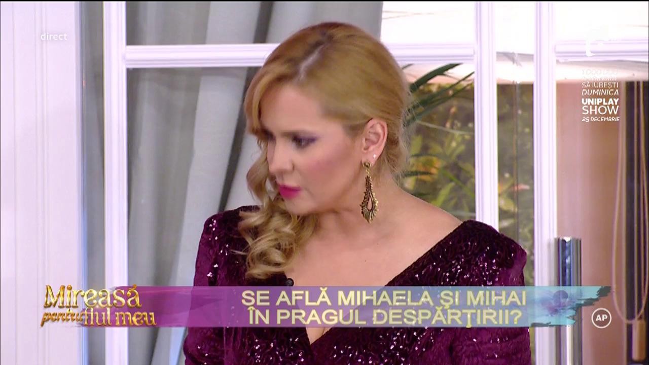 Mihai a încercat să fugă din competiție, în urma discuției cu iubita sa