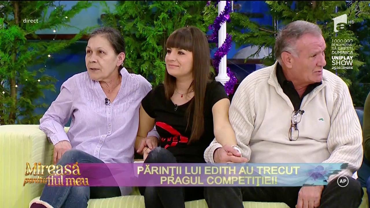 Ana-Maria, luată la rost de părinţii lui Edith!