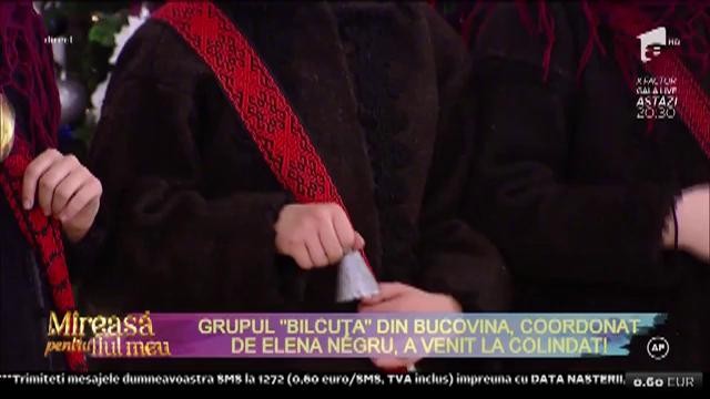 Au venit colindătorii la "Mireasă pentru fiul meu"! Elena Negru & Grupul "Bilcuţa" - "Aseară pe înserat"