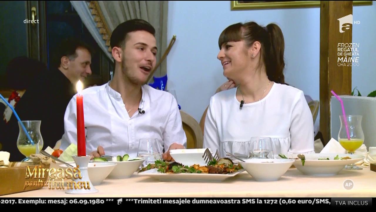 Edith şi Ali au avut parte de o cină romantică