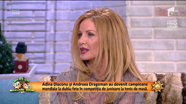 Adina Diaconu, medaliata cu bronz de la CM de Tenis de Masă din Africa de Sud, invitată la Neatza!
