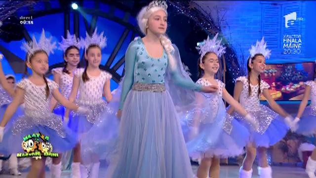 "Frozen", pus &icirc;n scenă de Grupul de copii "Dinamic" de la Palatul Naţional