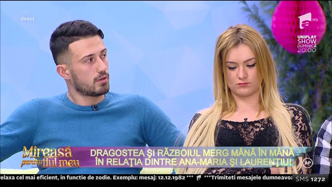 Laurențiu și Ana-Maria, un cuplu cu multe probleme: ”Pleacă de aici, ca să nu te înjur!”
