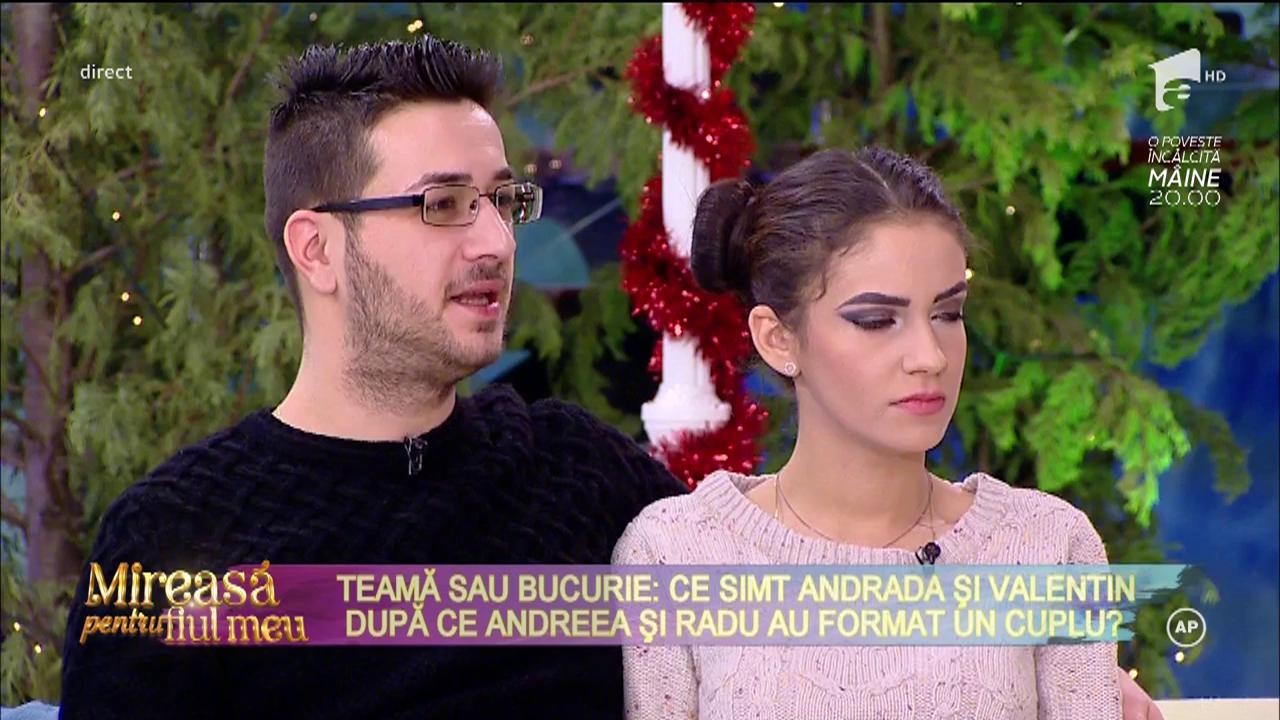 Teamă sau bucurie: Ce simt Andrada şi Valentin după ce Andreea şi Radu au format un cuplu?
