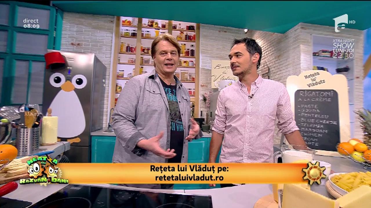 Vlăduţ găteşte: "Rigatoni a la creme"