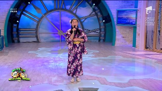 Micuţa rom&acirc;ncă-japoneză Sara Nukina a emoţionat publicul Neatza